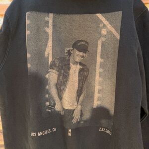 Morgan Wallen Live In Concert Hoodie Los Angeles 07-22-2023 Black Tour Merch Lrg